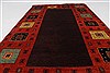 Gabbeh Brown Hand Knotted 31 X 51  Area Rug 250-27670 Thumb 1