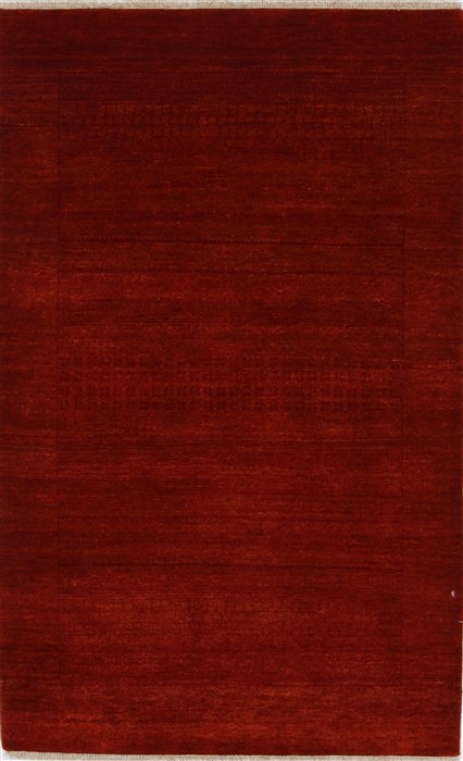 Gabbeh Red Hand Knotted 31 X 50  Area Rug 250-27671 Image 0
