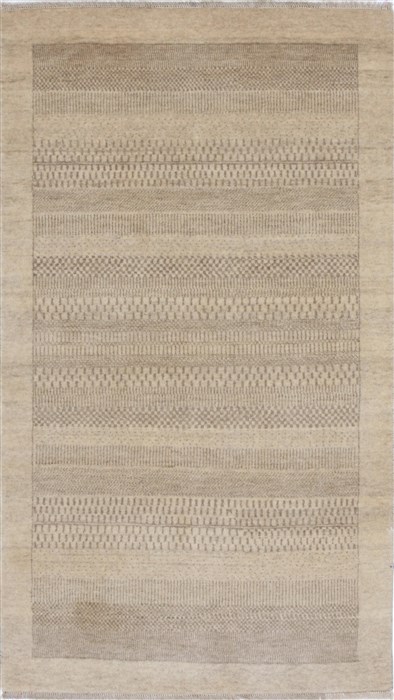 Gabbeh Beige Hand Knotted 30 X 52 Area Rug 250-27672 Image 0
