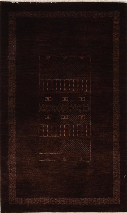 Gabbeh Brown Hand Knotted 30 X 50 Area Rug 250-27673 Image 0