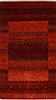 Gabbeh Red Hand Knotted 211 X 51  Area Rug 250-27676 Thumb 0