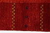 Gabbeh Red Hand Knotted 30 X 52 Area Rug 250-27677 Thumb 1