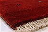 Gabbeh Red Hand Knotted 30 X 52 Area Rug 250-27677 Thumb 3