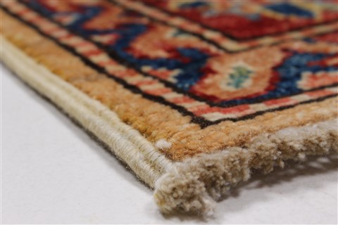 Kazak Blue Hand Knotted 31 X 410 Area Rug 250-27678 Image 6