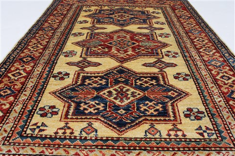 Kazak Blue Hand Knotted 33 X 48 Area Rug 250-27680 Image 2