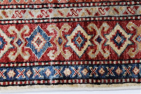 Kazak Blue Hand Knotted 33 X 48 Area Rug 250-27680 Image 3