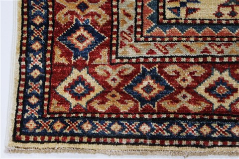 Kazak Blue Hand Knotted 33 X 48 Area Rug 250-27680 Image 6