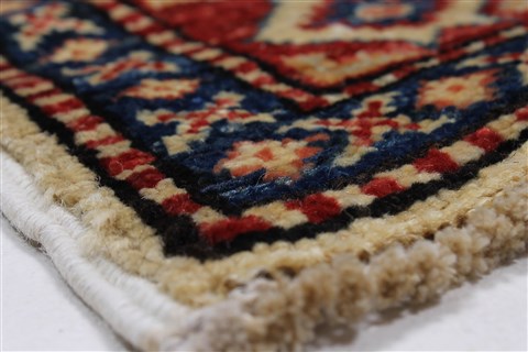 Kazak Blue Hand Knotted 33 X 48 Area Rug 250-27680 Image 7