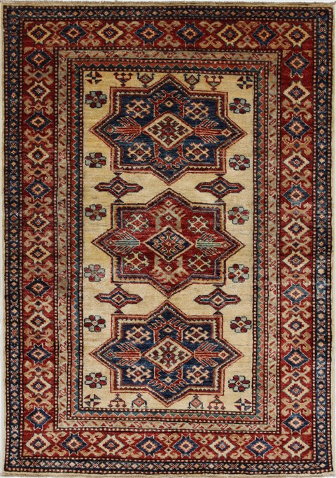 Kazak Blue Hand Knotted 33 X 48 Area Rug 250-27680 Image 0