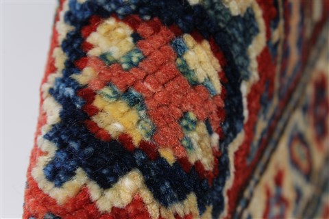 Kazak Beige Hand Knotted 33 X 411 Area Rug 250-27681 Image 10