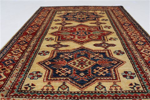 Kazak Blue Hand Knotted 33 X 48 Area Rug 250-27683 Image 2