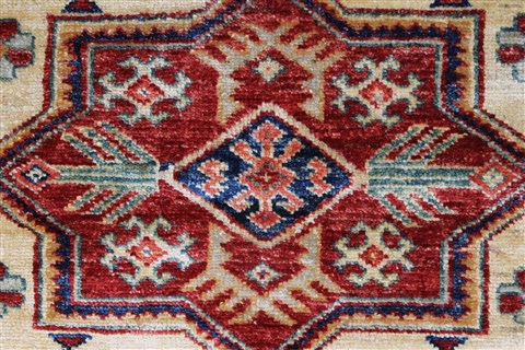Kazak Blue Hand Knotted 33 X 48 Area Rug 250-27683 Image 4