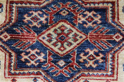 Kazak Blue Hand Knotted 33 X 48 Area Rug 250-27683 Image 7