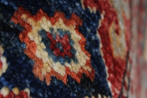 Kazak Blue Hand Knotted 33 X 48 Area Rug 250-27683 Image 9