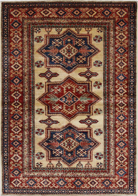 Kazak Blue Hand Knotted 33 X 48 Area Rug 250-27683 Image 0