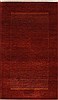 Gabbeh Red Hand Knotted 30 X 52  Area Rug 250-27684 Thumb 0