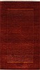 Gabbeh Red Hand Knotted 30 X 52 Area Rug 250-27684 Thumb 0