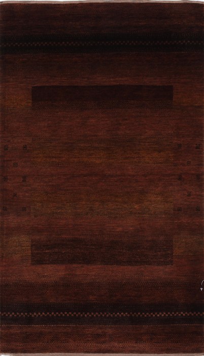 Gabbeh Brown Hand Knotted 30 X 52 Area Rug 250-27686 Image 0