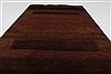 Gabbeh Brown Hand Knotted 30 X 52 Area Rug 250-27686 Thumb 1