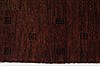 Gabbeh Brown Hand Knotted 30 X 52 Area Rug 250-27686 Thumb 2