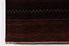Gabbeh Brown Hand Knotted 30 X 52 Area Rug 250-27686 Thumb 4