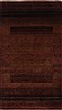 Gabbeh Brown Hand Knotted 30 X 52 Area Rug 250-27686 Thumb 0