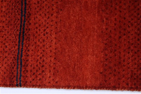 Gabbeh Brown Hand Knotted 211 X 50 Area Rug 250-27687 Image 1