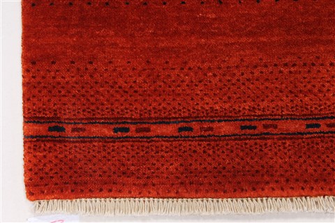 Gabbeh Brown Hand Knotted 211 X 50 Area Rug 250-27687 Image 3
