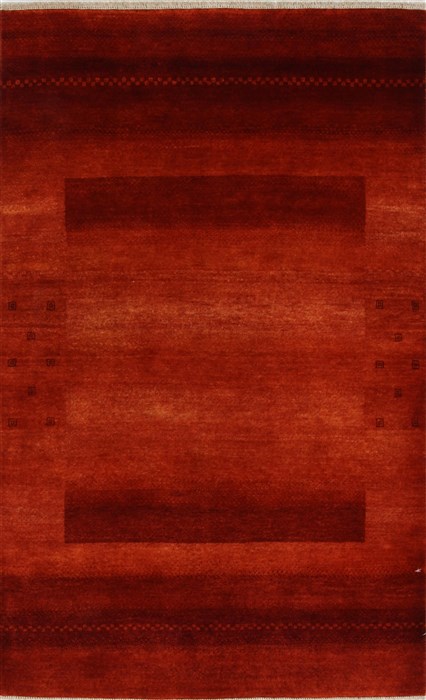 Gabbeh Red Hand Knotted 30 X 410 Area Rug 250-27688 Image 0