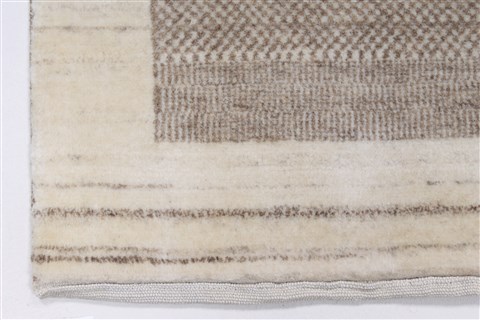 Gabbeh Beige Hand Knotted 211 X 410 Area Rug 250-27689 Image 6