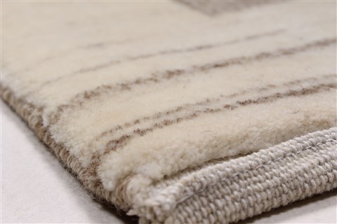 Gabbeh Beige Hand Knotted 211 X 410 Area Rug 250-27689 Image 7