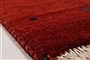Gabbeh Red Hand Knotted 30 X 50  Area Rug 250-27690 Thumb 5