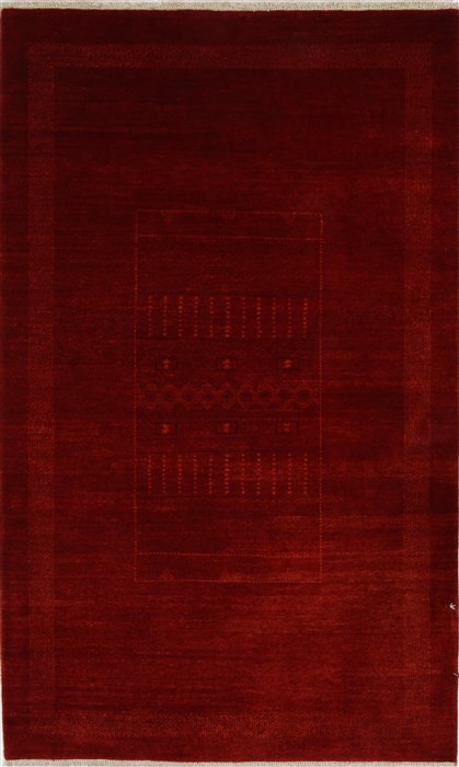 Gabbeh Red Hand Knotted 30 X 411  Area Rug 250-27691 Image 0