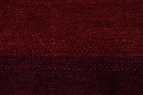 Gabbeh Red Hand Knotted 30 X 51 Area Rug 250-27694 Image 4