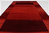 Gabbeh Red Hand Knotted 30 X 51 Area Rug 250-27694 Thumb 2