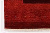Gabbeh Red Hand Knotted 30 X 51 Area Rug 250-27694 Thumb 5
