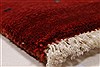 Gabbeh Red Hand Knotted 30 X 51 Area Rug 250-27694 Thumb 6