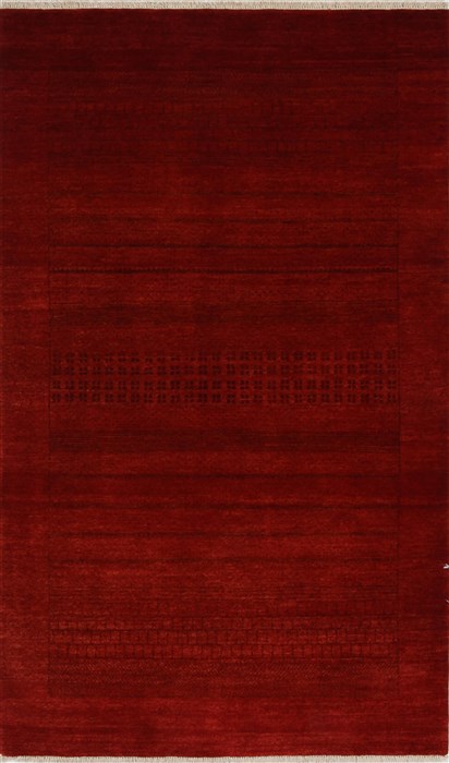 Gabbeh Red Hand Knotted 30 X 50 Area Rug 250-27696 Image 0