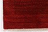 Gabbeh Red Hand Knotted 30 X 50 Area Rug 250-27696 Thumb 2