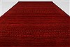 Gabbeh Red Hand Knotted 30 X 50 Area Rug 250-27696 Thumb 6