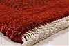 Gabbeh Red Hand Knotted 30 X 50  Area Rug 250-27697 Thumb 4