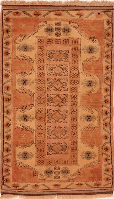 Kazak Red Hand Knotted 24 X 47 Area Rug 100-27698 Image 0
