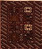 Kurdi Red Square Hand Knotted 610 X 711 Area Rug 100-27704 Thumb 0