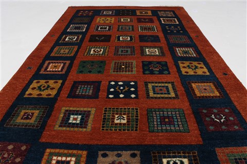 Gabbeh Multicolor Hand Knotted 211 X 50 Area Rug 250-27705 Image 2
