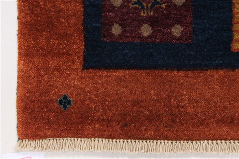 Gabbeh Multicolor Hand Knotted 211 X 50 Area Rug 250-27705 Image 5