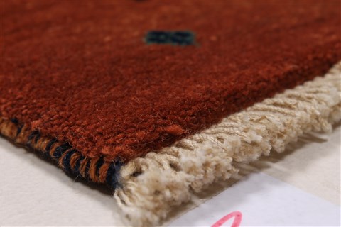 Gabbeh Multicolor Hand Knotted 211 X 50 Area Rug 250-27705 Image 6