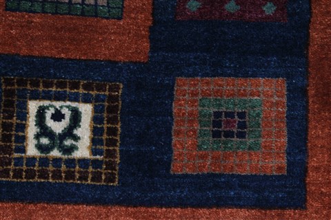 Gabbeh Multicolor Hand Knotted 211 X 50 Area Rug 250-27705 Image 7