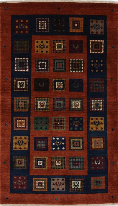 Gabbeh Multicolor Hand Knotted 211 X 50 Area Rug 250-27705 Image 0