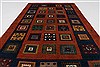 Gabbeh Multicolor Hand Knotted 211 X 50  Area Rug 250-27705 Thumb 2