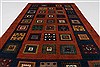 Gabbeh Multicolor Hand Knotted 211 X 50 Area Rug 250-27705 Thumb 2